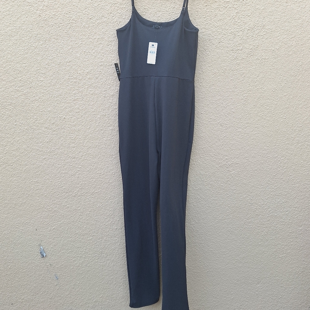 NWT EXPRESS Elegant Black Jumpsuit Body Cotour - Picture 7 of 9